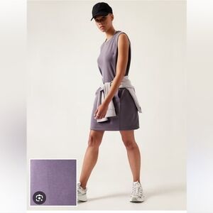 Athleta Seasoft Tank Dress In Dusk Violet